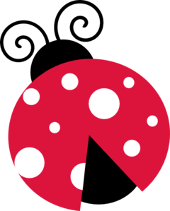 Cute flady bug clipart