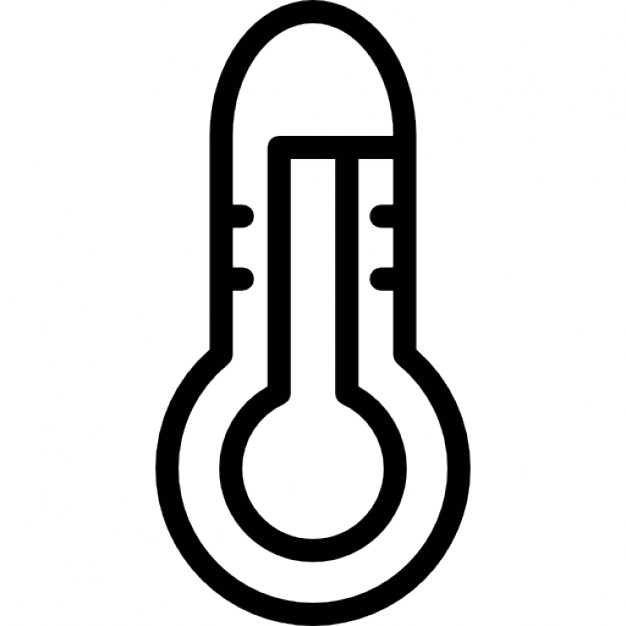 Thermometer outline Icons | Free Download