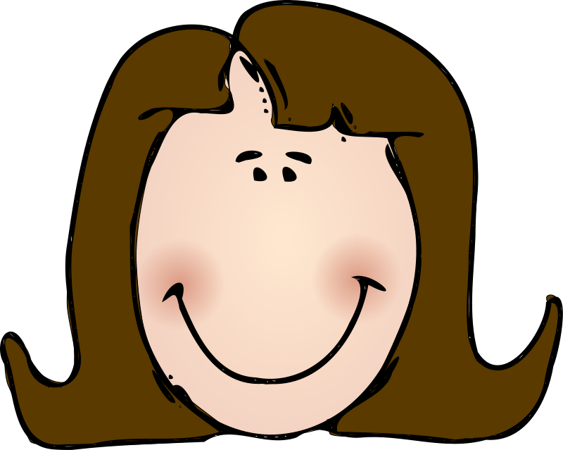 Cartoon Girl Face