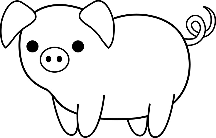Pig ears clipart