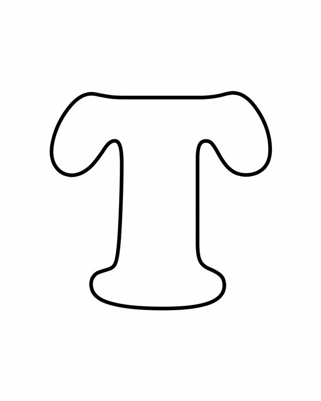 Letter T Coloring Page. letter t coloring page hicoloringpages ...
