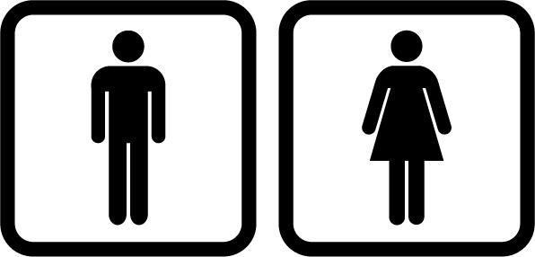 6MD061 - Washroom Wall Decal Sticker [6MD061] - $8.00 : Vinylized ...