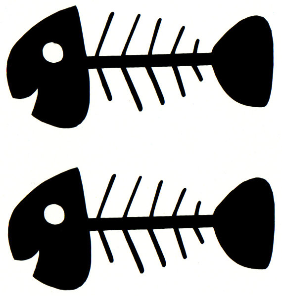 Fish Bones Cartoon | Free Download Clip Art | Free Clip Art | on ...