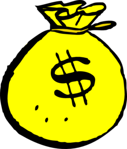 Free clipart money bag