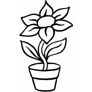 Coloring Pages Flower Pots - Google Twit