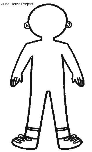 Blank Paper Doll Clipart