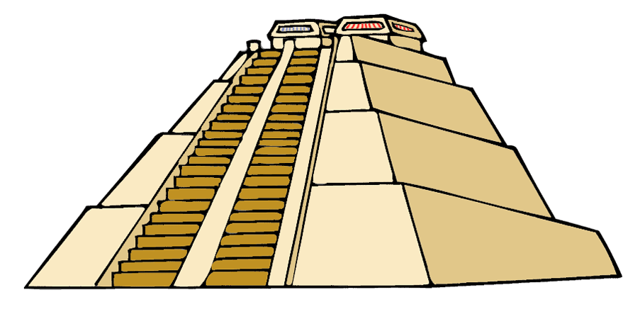 Aztec City Clipart