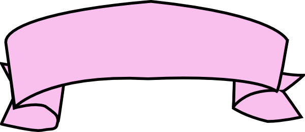 Pink Ribbon Banner Clipart