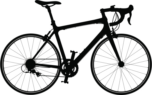 Road Bike Clip Art, Vector Images & Illustrations