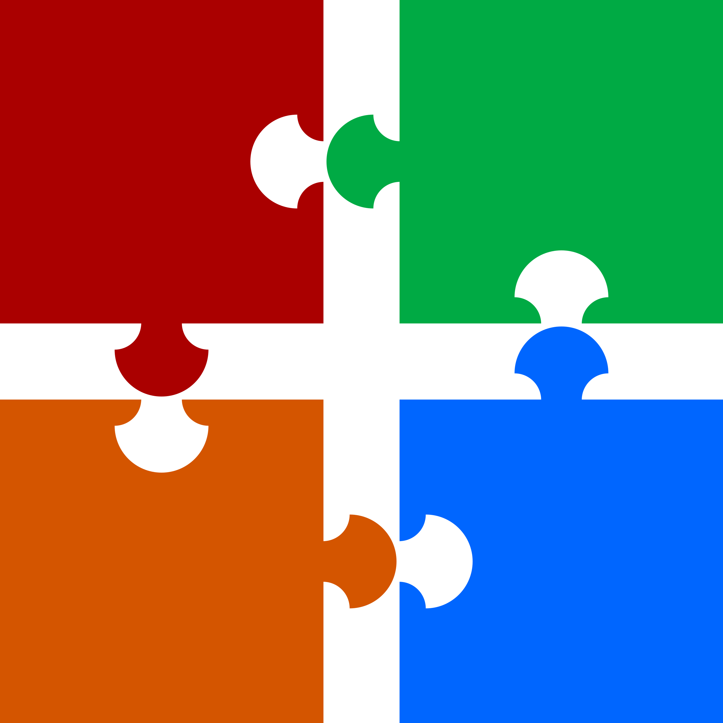Clipart - Puzzle Pieces