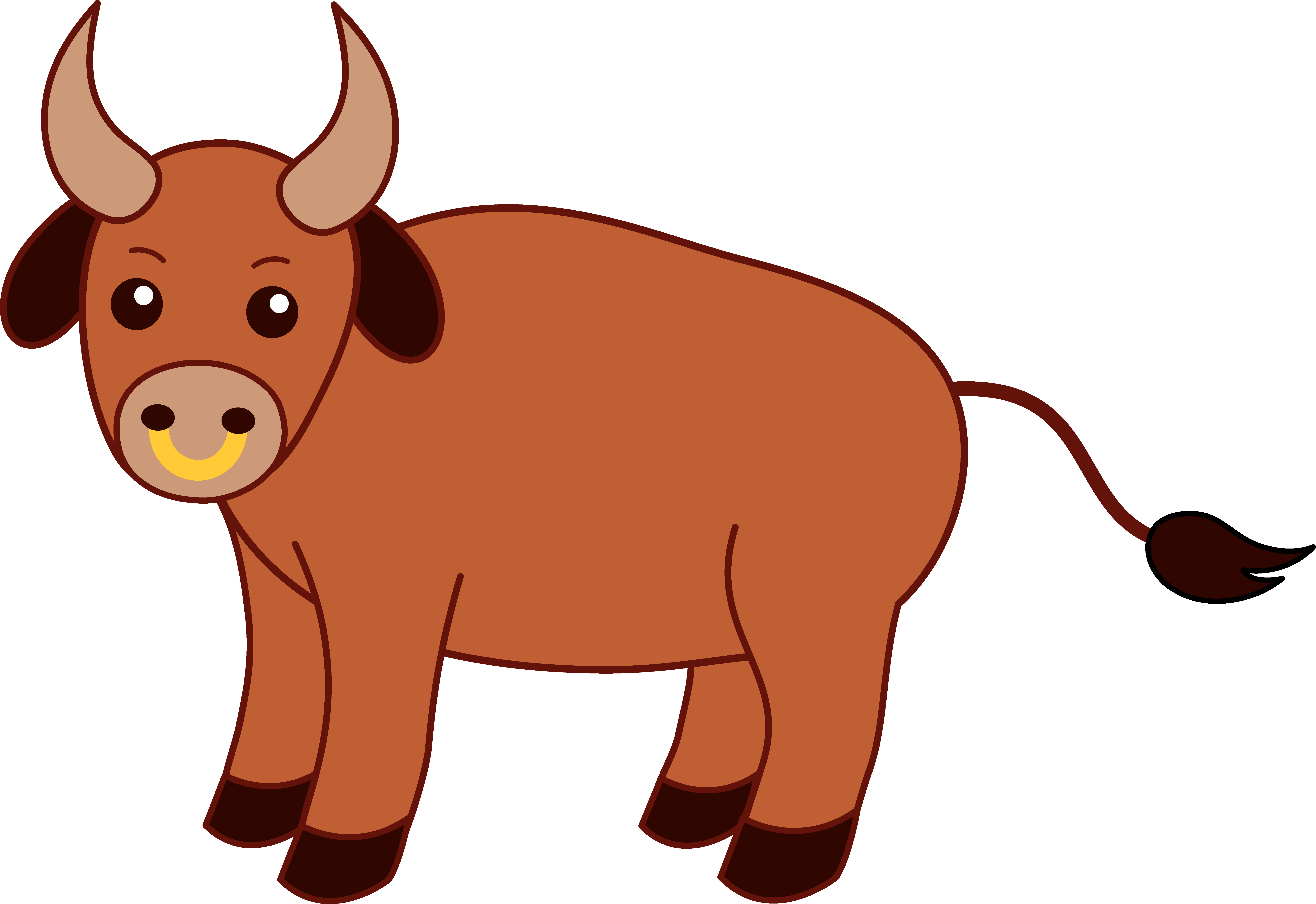 Cartoon Bull | Free Download Clip Art | Free Clip Art | on Clipart ...