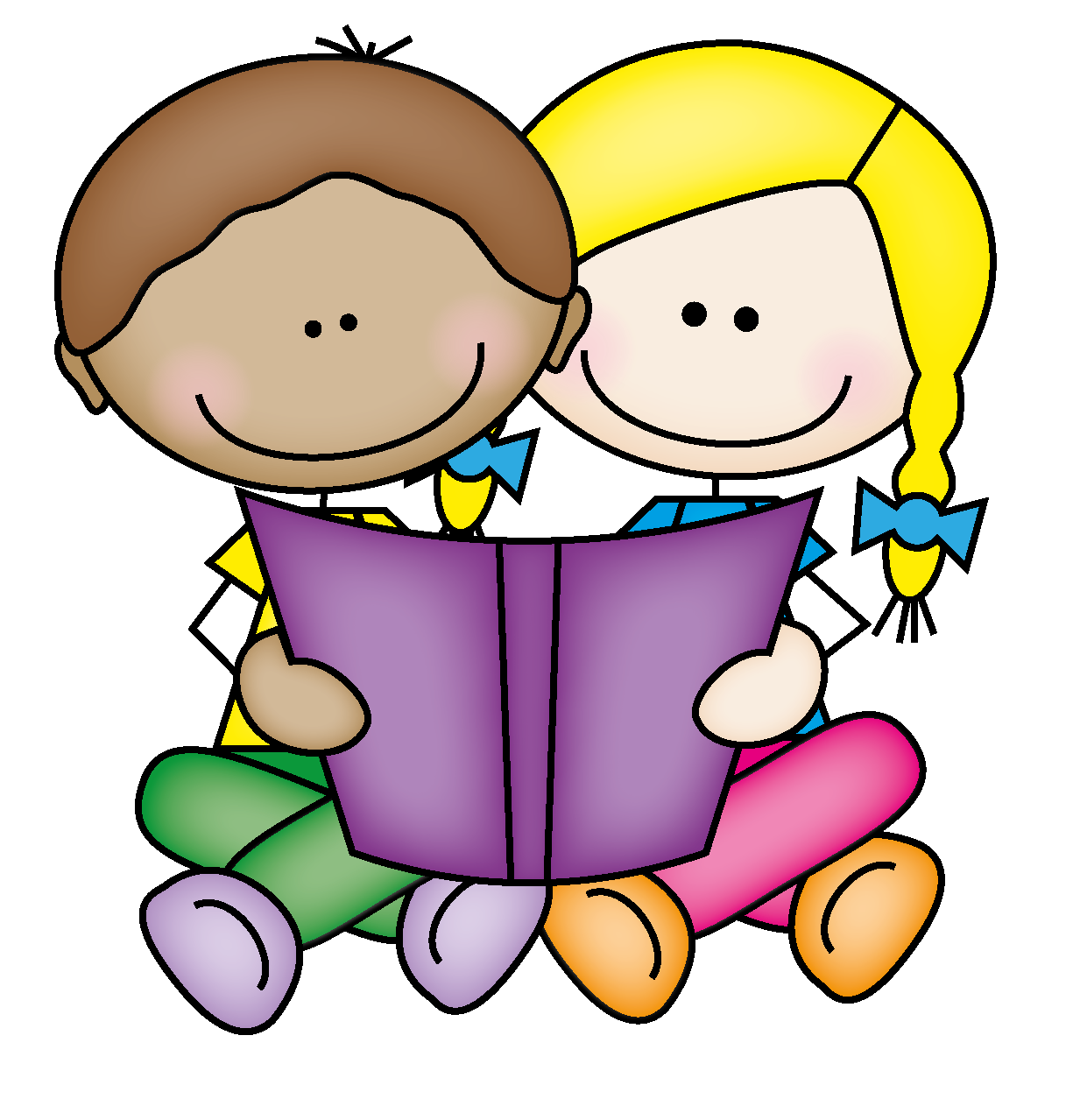 Guided reading clip art clipart image #2817