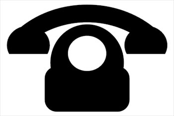 Clipart telephone symbol