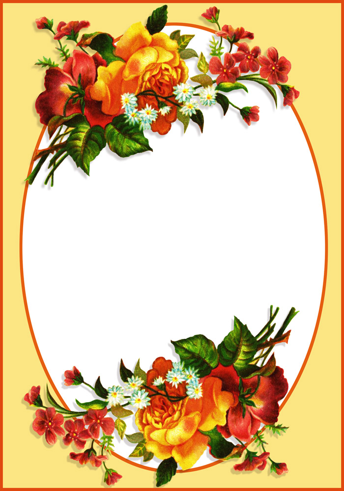 Flower borders and frames