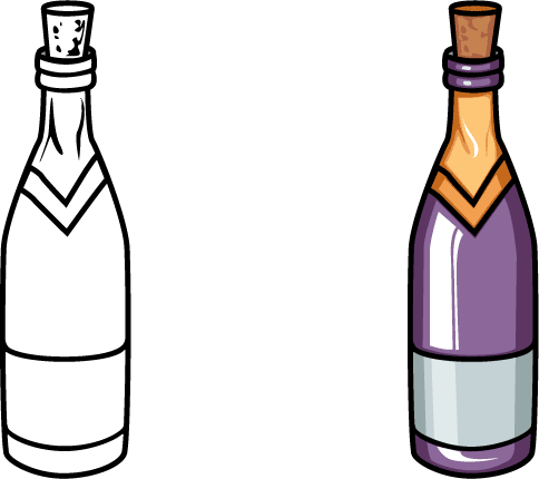 Free wine bottle clipart