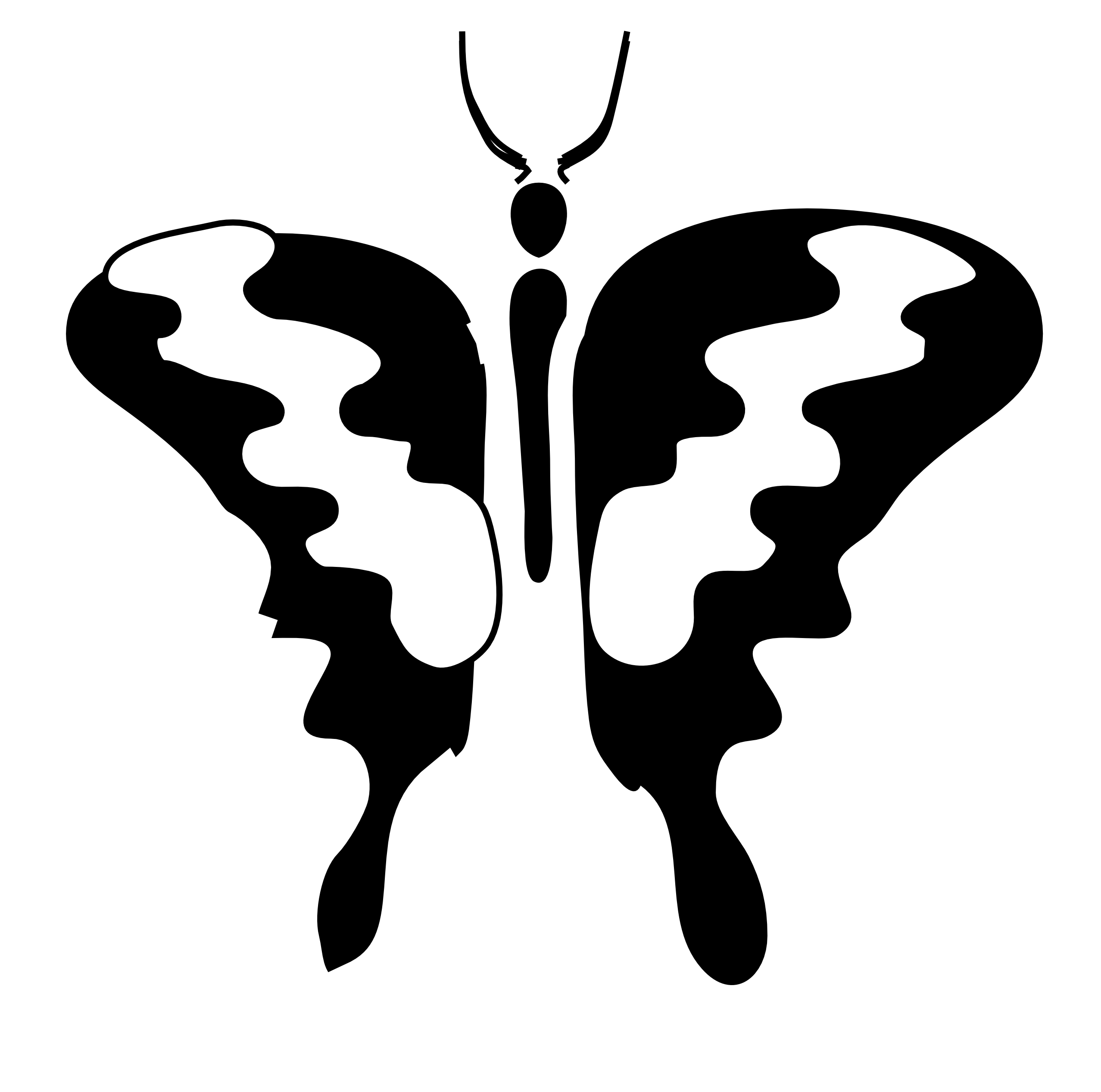 Butterfly 63 Black White Line Art Scalable Vector Graphics SVG ...