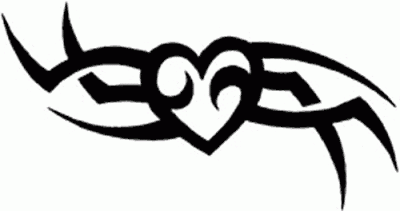 Love Quotes wallpaper: Simple heart tattoos designs