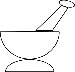 Mortar and Pestle SVG Vector file, vector clip art svg file ...