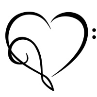 Music Clef Heart Tattoo