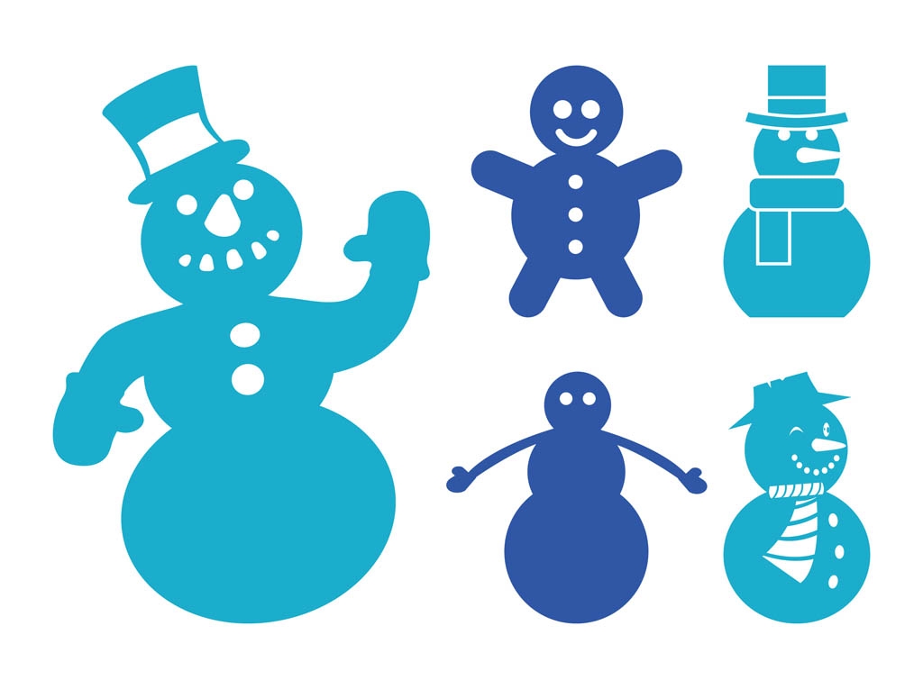 Snowman Clipart Silhouette