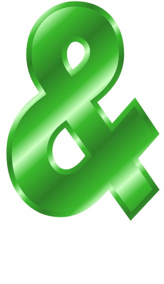 Green Metal Ampersand Clip Art Download