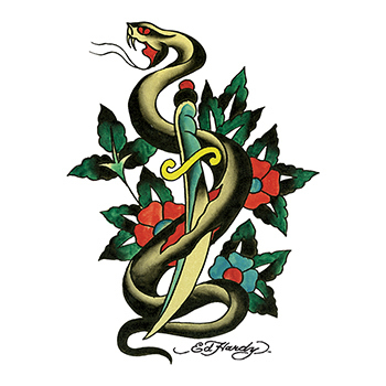 Ed Hardy Panther and Eagle Chimera Dragon Temporary Tattoo ...