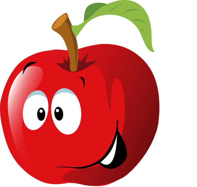 Clipart of an apple
