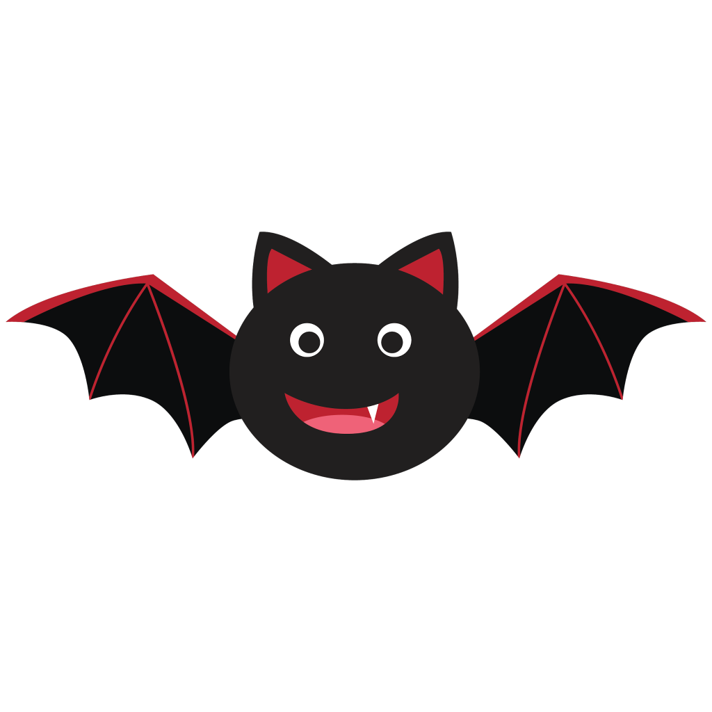 Love bats clipart