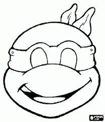 Ninja turtle mask clipart black and white