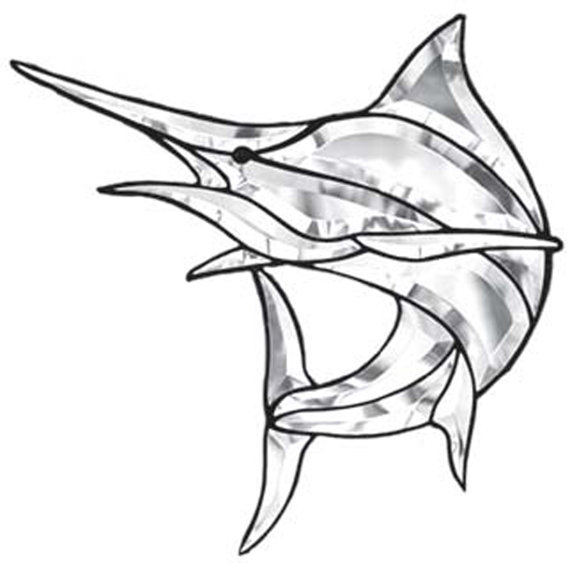 Stained Glass Supplies Marlin Fish Bevel by stainedglassavenue