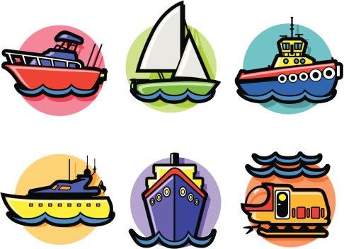 Tugboat Clip Art, Vector Images & Illustrations