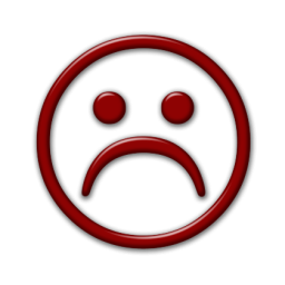 SMILEY ICON RED SAD - ClipArt Best