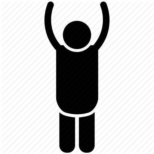 Cheering, handsup, happy, happy person, joyful, raised hands icon ...