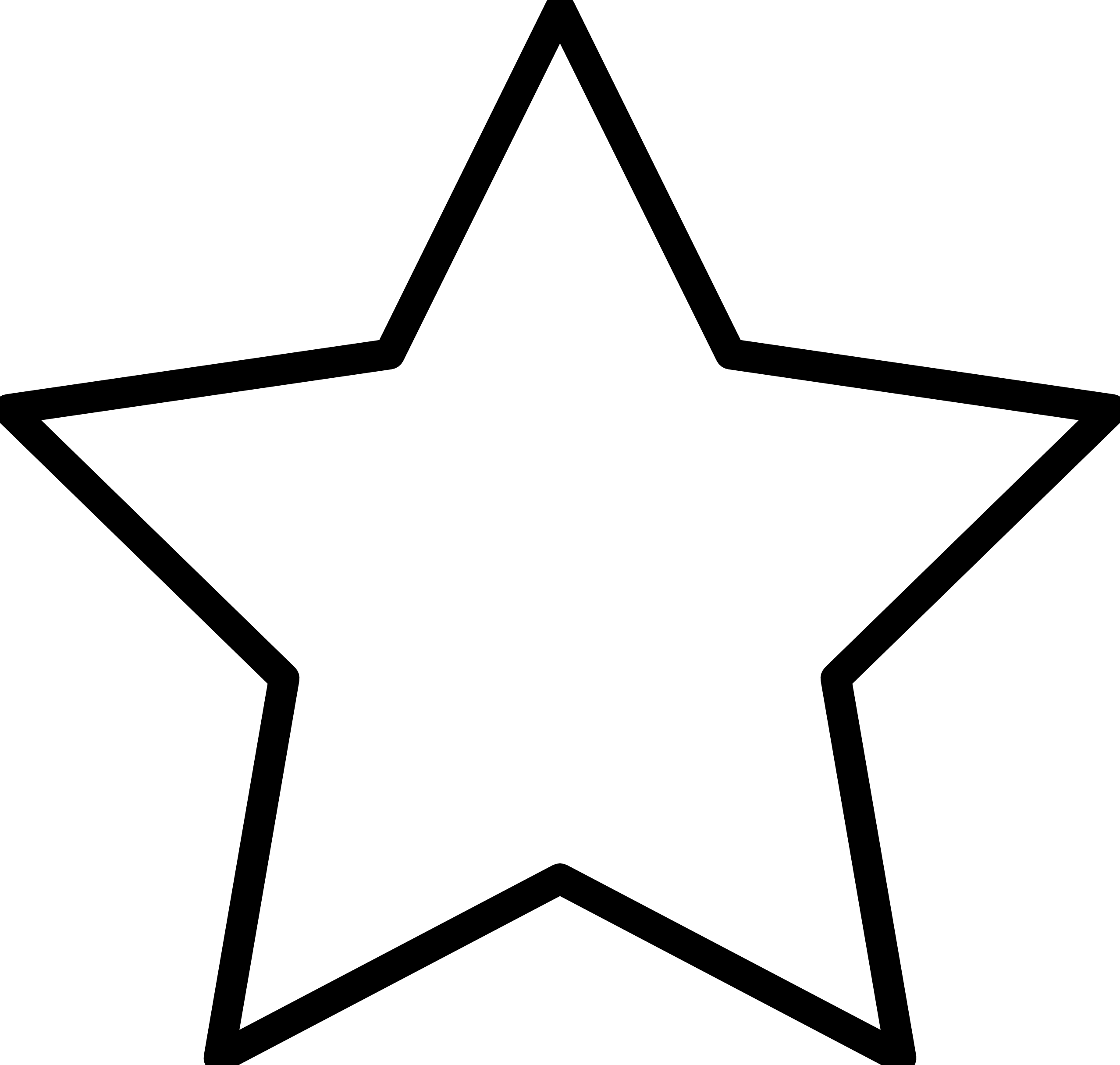 Big star black and white clipart