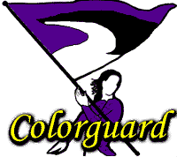 Colorguard clipart - flags