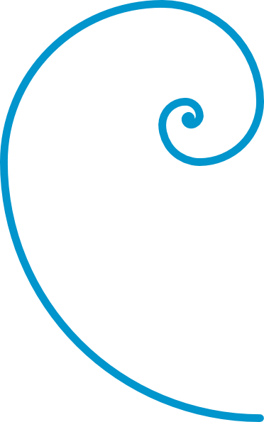 Fibonacci Spiral Blue Clip Art - vector clip art ...