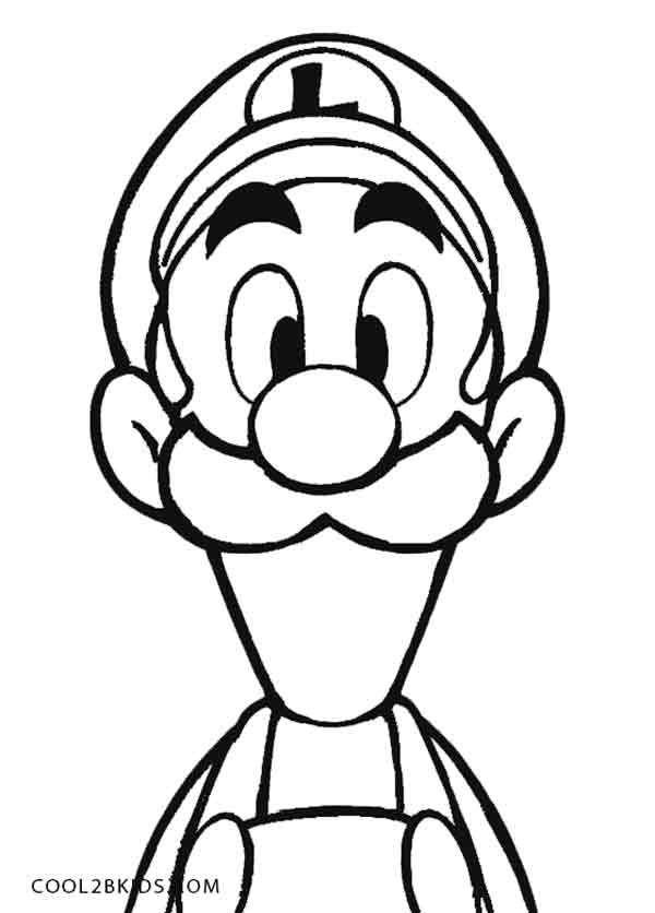 Printable Luigi Coloring Pages For Kids | Cool2bKids