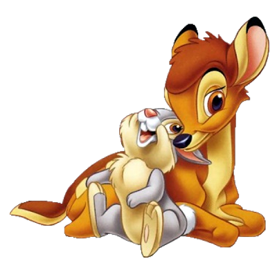 Bambi And Thumper - Cartoon Images