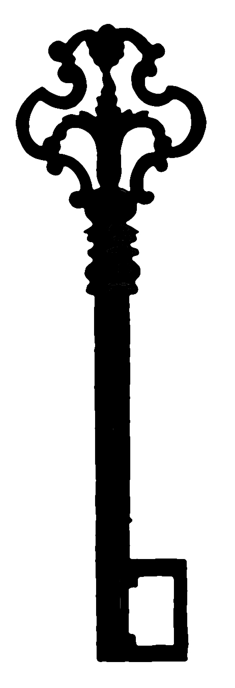 Antique key clipart