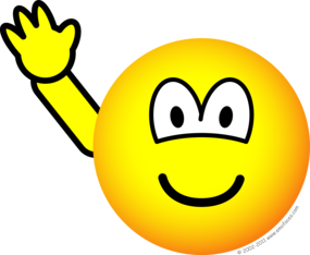 Bye emoticon waving : Emoticons @ emofaces.com