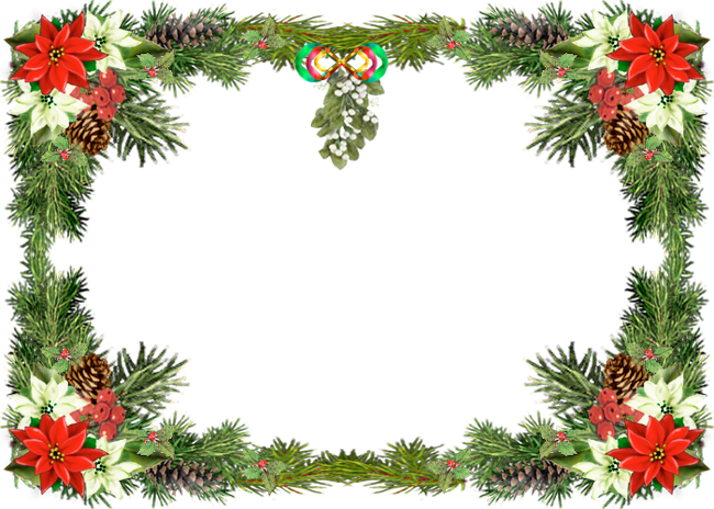 Christmas Borders and Frames 8. Green Borders 2.