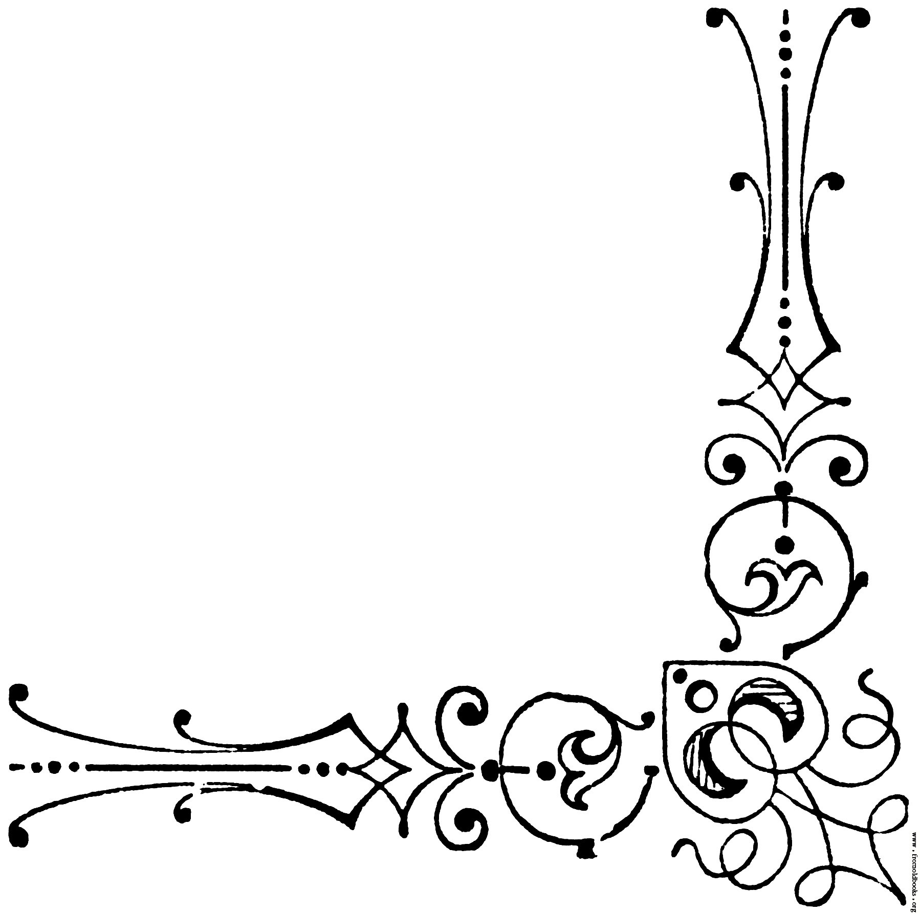 Corner of full-page border (2 of 2) [image 500x497 pixels]