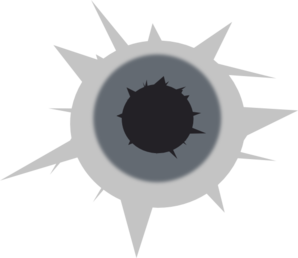 Bullet Hole Clip Art - vector clip art online ...