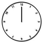 Analog Clock ? White
