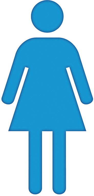 Woman Symbol Life-Size Cardboard Standee 939