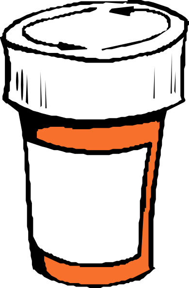 Pharmacy Bottle Clip Art clip art - vector clip art online ...
