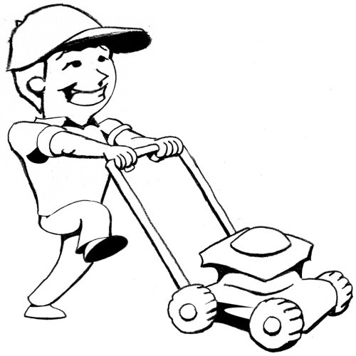 Art-3000: Picture Lawn Mowing Online Logo Final