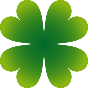 Pierig Four Leaf Clover clip art - vector clip art online, royalty ...