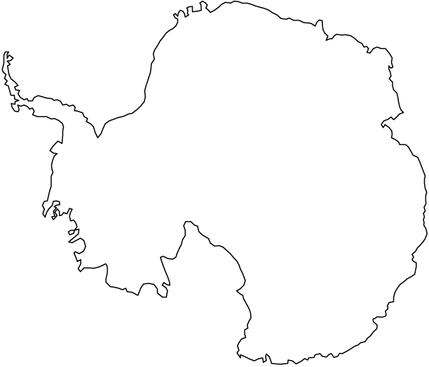 Arctic Outline Map / Map of the Arctic - Facts about the Arctic ...