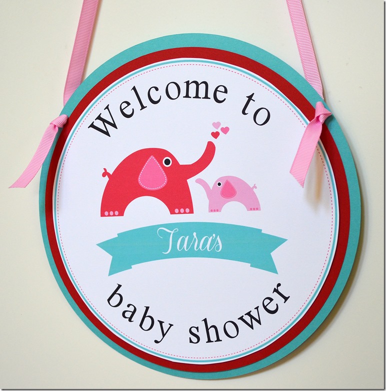 Chevron Elephant Baby Shower | Laurel Lane